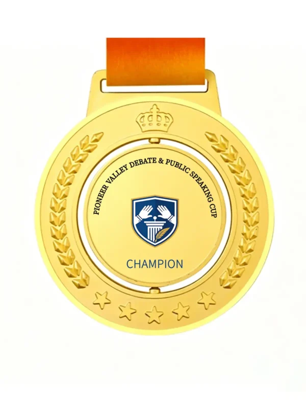 Rotating Crown Gold Medal