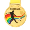 Rainbow Kick Football Medal