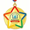Vibrant Starburst Medal