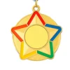 Vibrant Starburst Medal